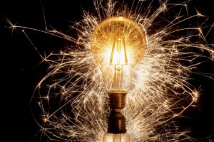 expert business advisory and consulting - lightbulb sparking with ideas